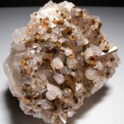 Vanadinite on Calcite