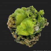 Pyromorphite cast after Cerussite