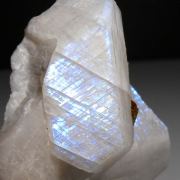 Feldspar var. Moonstone with Tourmaline