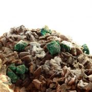 Ankerite + Chalcopyrite + Malachite.