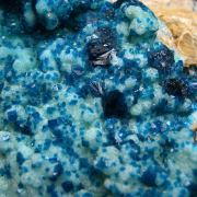 Veszelyite on Hemimorphite