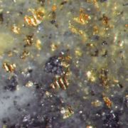 Gold with Pyroxmangite and sulfides plus Quartz