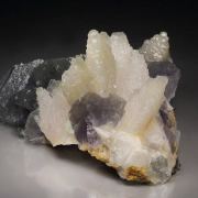 FLUORITE with PHANTOMS, CALCITE