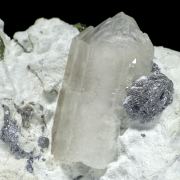 Sphalerite, quartz, talc, lollingite