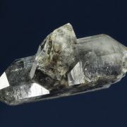 Quartz (Smoky enhydro)