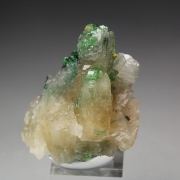 gem GARNET var. GROSSULAR var. CHROMIAN, PREHNITE