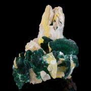 Cerussite with Malachite