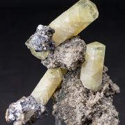 Calcite with Galena