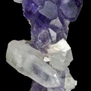 Fluorite With Quartz and Calcite