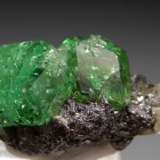 Tsavorite with Pyrite