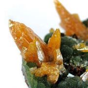 Wulfenite (Bipyramidal) With Mimetite