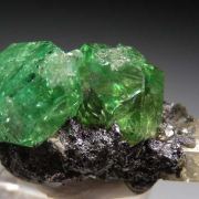 Tsavorite with Pyrite