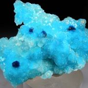 Veszelyite on Hemimorphite