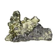 Pyrite on Sphalerite