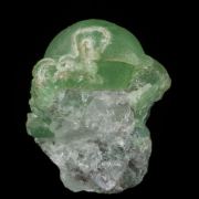 Smithsonite on Fluorite