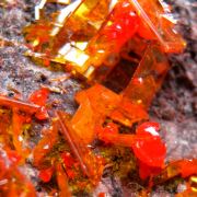 Wulfenite with Mimetite