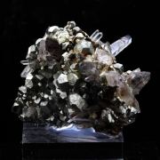 Siderite, Quartz, Pyrite.