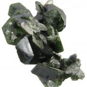 Tourmaline var. Uvite with Magnesite and Quartz