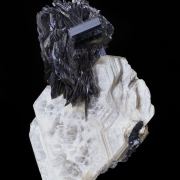 Tantalite on Muscovite with Schorl