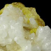 Celestine and Aragonite on Sulphur