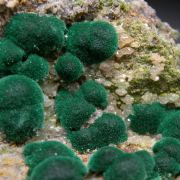 Cerussite, Malachite