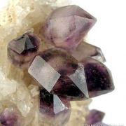 Amethyst on Quartz