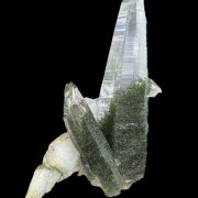 Quartz, chlorite, albite