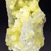 Prehnite with Calcite, Tanzanite