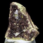 Axinite-(Fe), quartz, epidote from CALIFORNIA