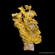 Gold on Quartz matrix