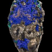 Azurite on Shale