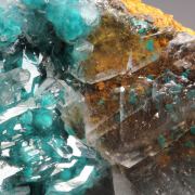 CALCITE with ROSASITE inclusions