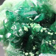 gem VESUVIANITE var. CHROMIAN, DIOPSIDE