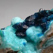 Veszelyite on Hemimorphite