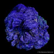 Azurite with Malachite