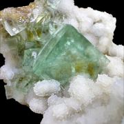 Fluorite, quartz MONGOLIA