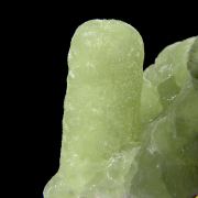 Prehnite finger cast after Anhydrite with Calcite