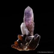 Amethyst with Quartz secondary growths