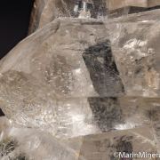 Quartz with Schorl inclusions