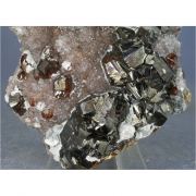 Sphalerite, Quartz