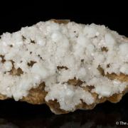 Harmotome on Calcite