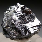 Acanthite on Polybasite