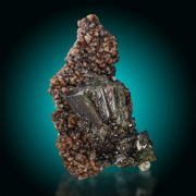 Ludlamite  on Siderite