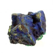 Tetrahedrite pseudomorphosed in Azurite.