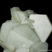 Calcite included by Hedenbergite