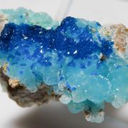 Veszelyite on Hemimorphite