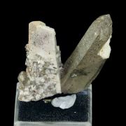 Orthoclase twin with Quartz (v. Smoky)