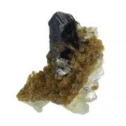 Vivianite with Childrenite and Paravauxite