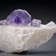 Fluorite on Dolomite Floater