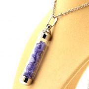 Raw Tanzanite Necklace.